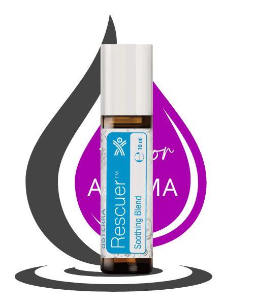 Rescuer doterra enfant apaisant