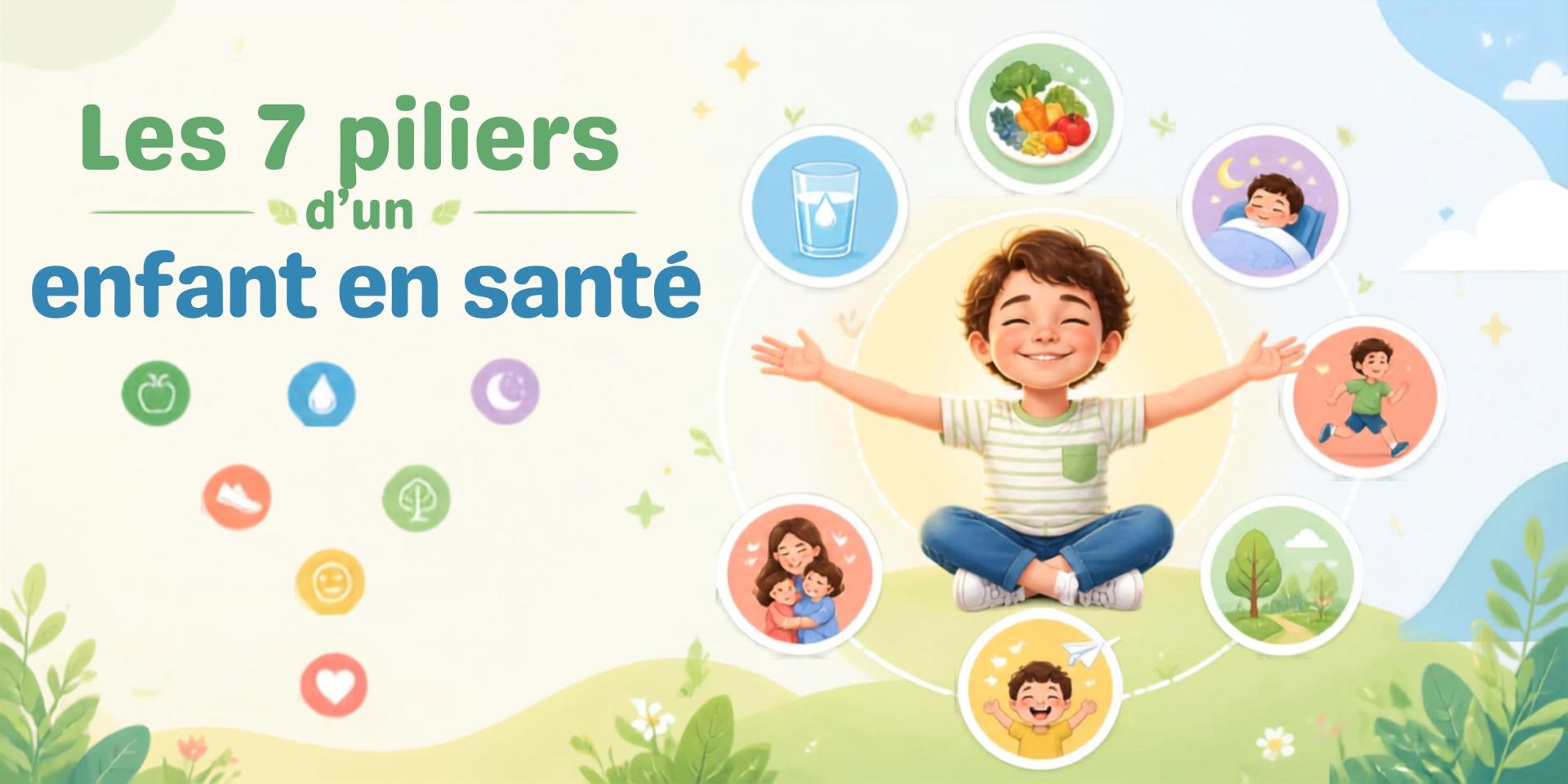 Les 7 piliers d'un enfant en santé